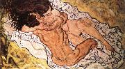 Egon Schiele the embrace oil painting reproduction